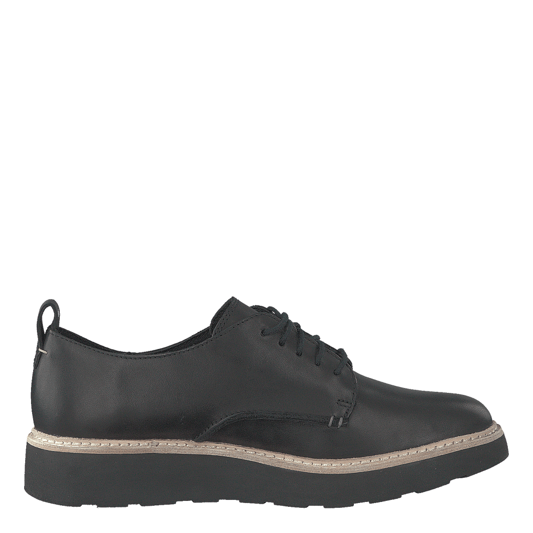 Trace Walk Black Leather