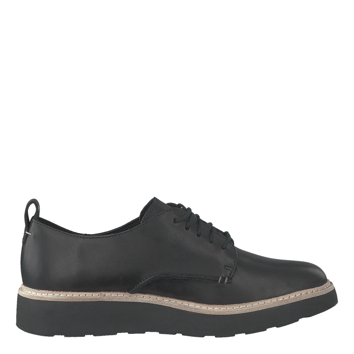 Trace Walk Black Leather