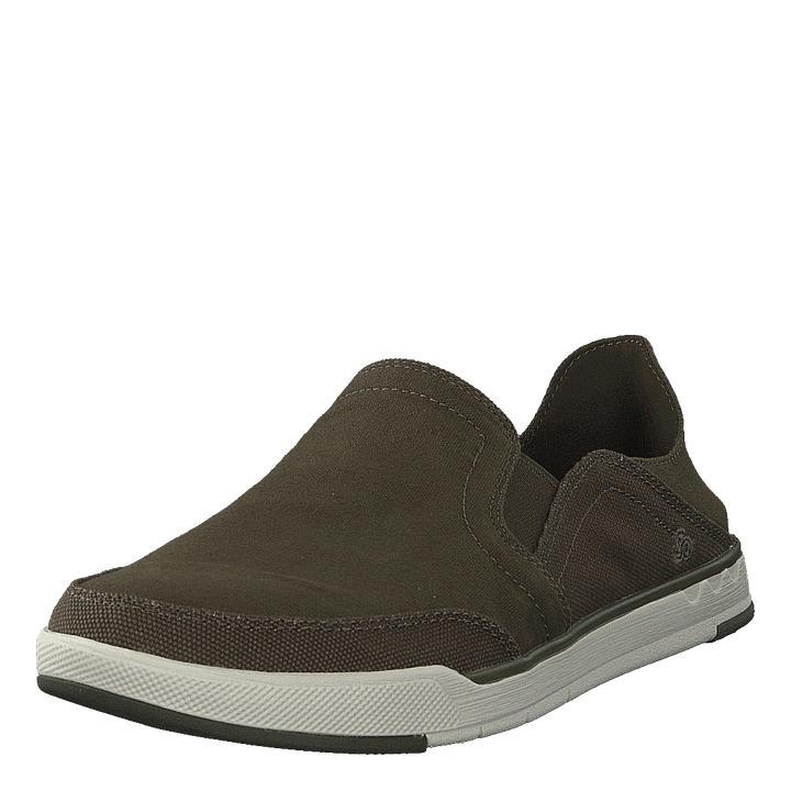Step Isle Row Khaki Green Canvas