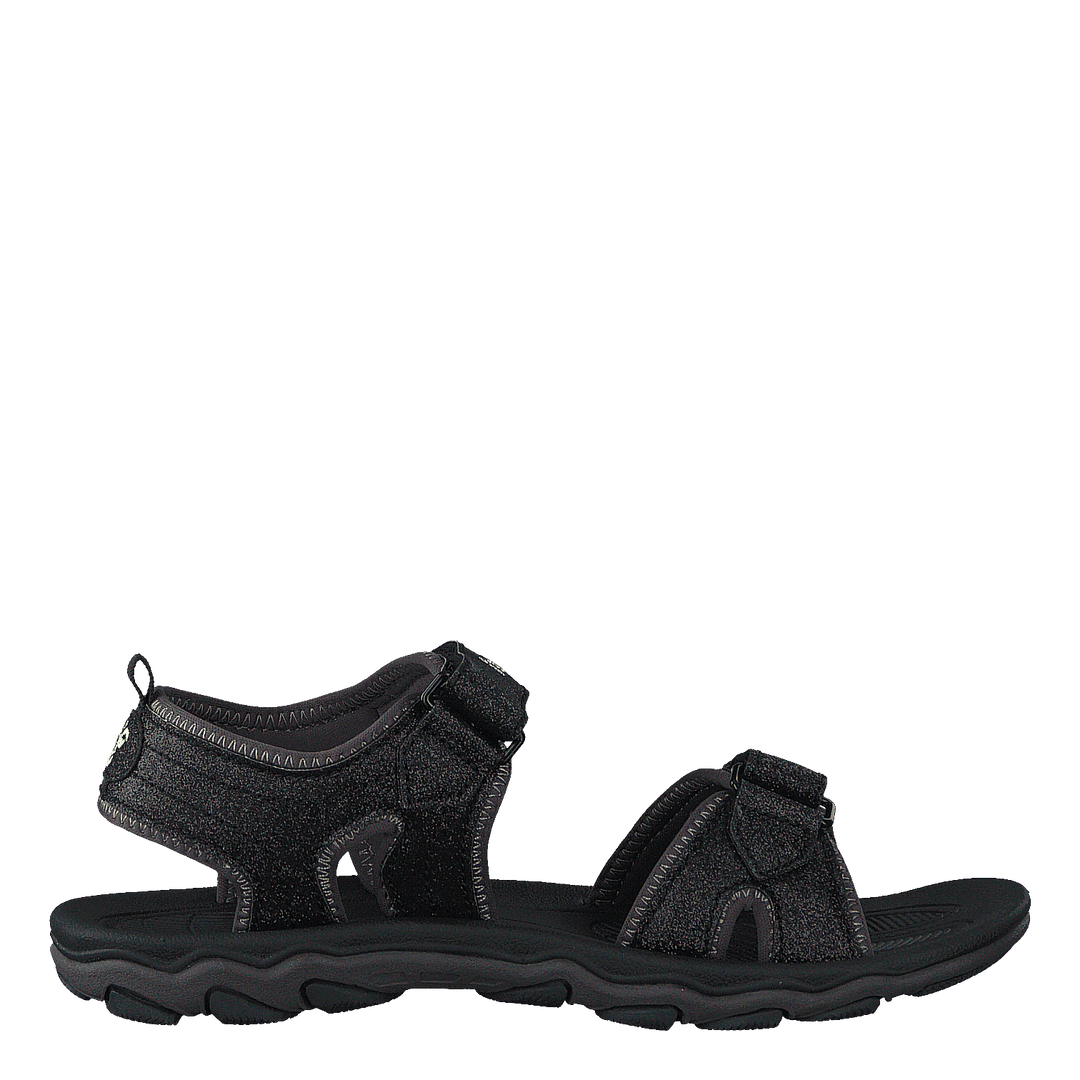 Sandal Sport Glitter Jr Black