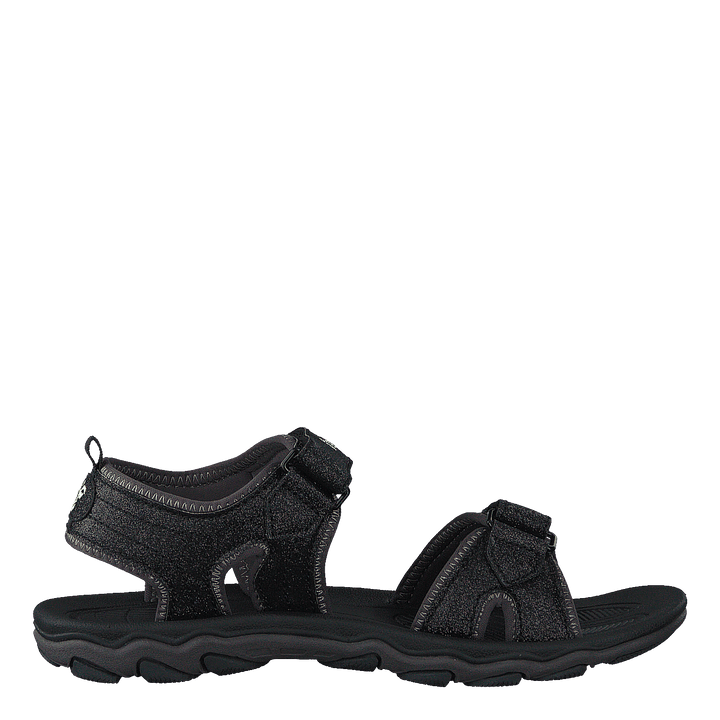 Sandal Sport Glitter Jr Black