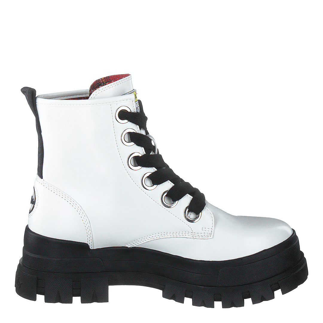 Aspha Lace Up Hi White