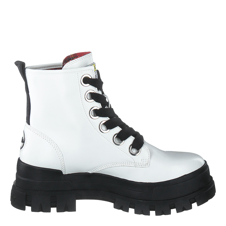 Aspha Lace Up Hi White