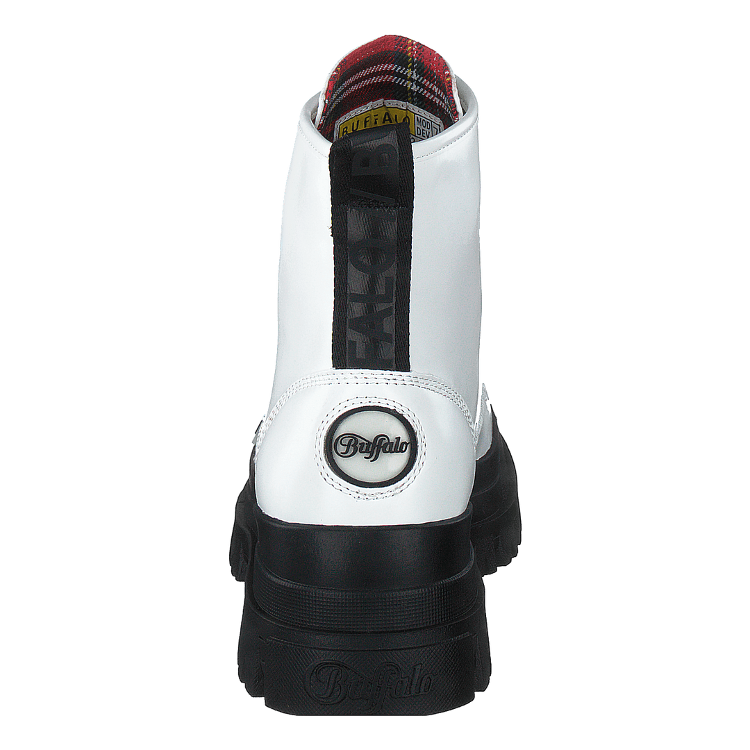 Aspha Lace Up Hi White