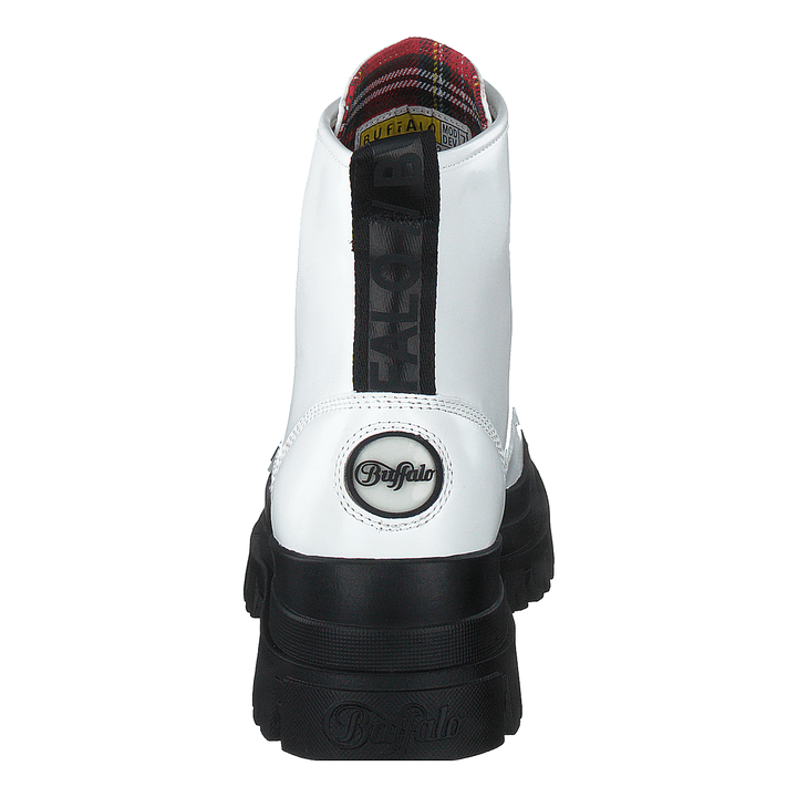 Aspha Lace Up Hi White