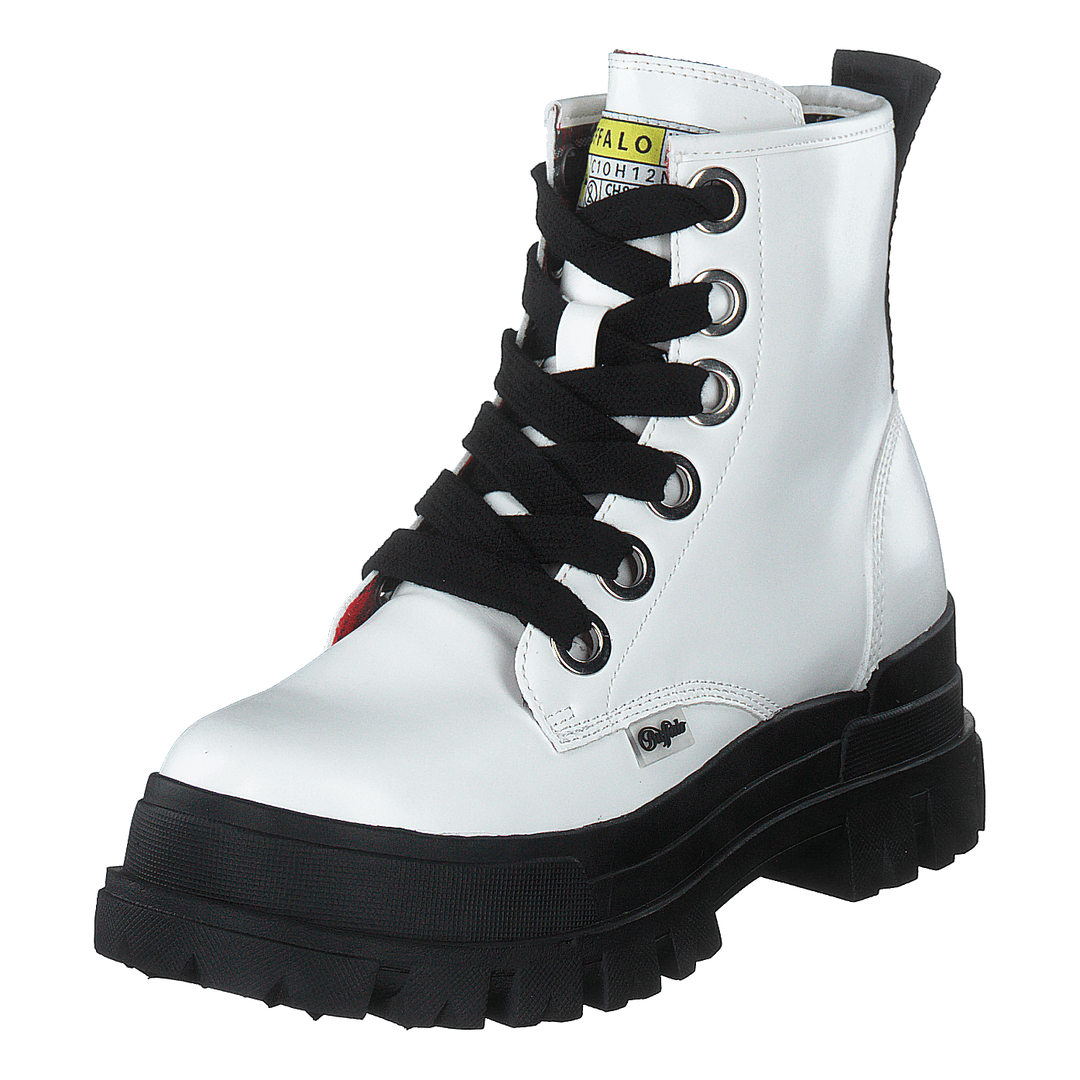 Aspha Lace Up Hi White