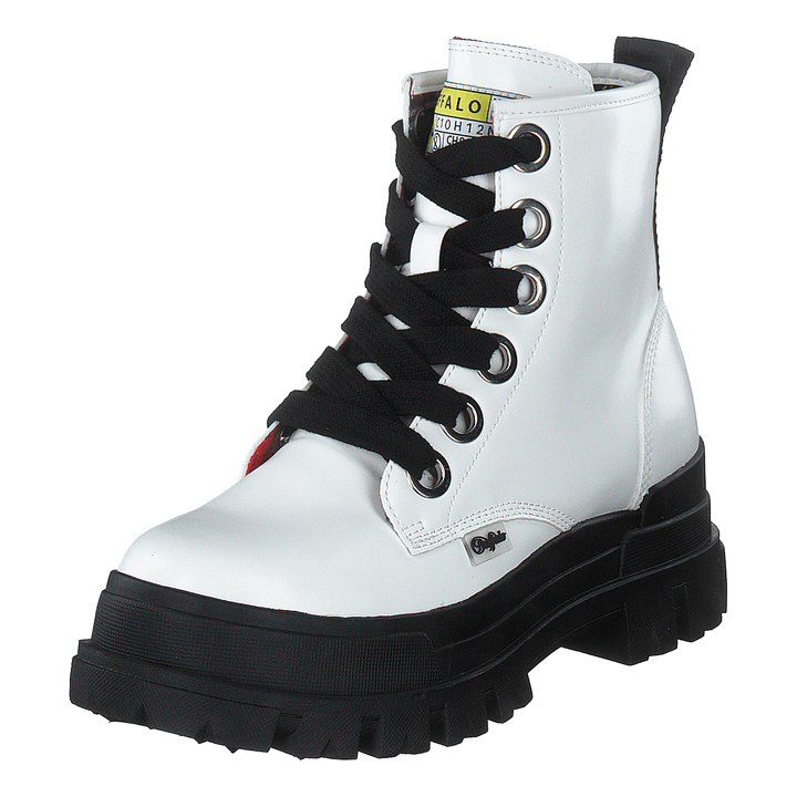 Aspha Lace Up Hi White