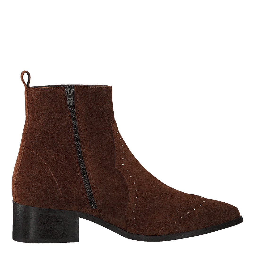 Biadora Western Ankle Boot Cognac 1