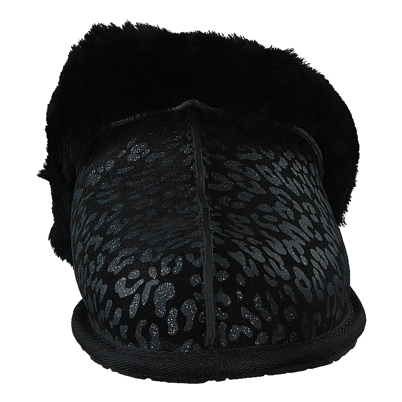 Scuffette Snow Leopard Black