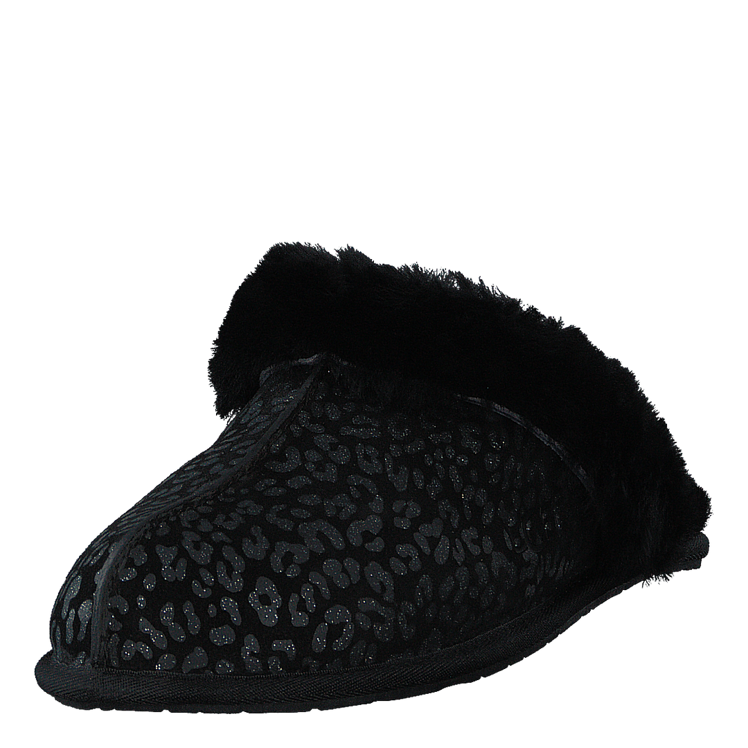 Scuffette Snow Leopard Black