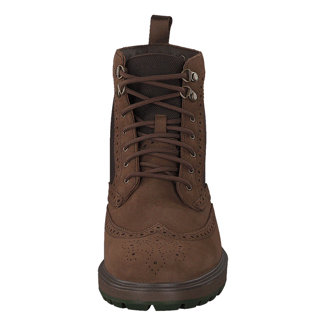 Motion Wing Tip Boot Brown/olive