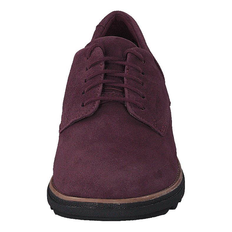 Sharon Noel Burgundy Nubuck