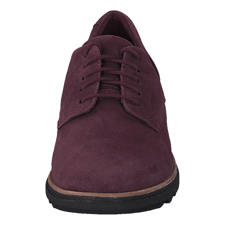 Sharon Noel Burgundy Nubuck