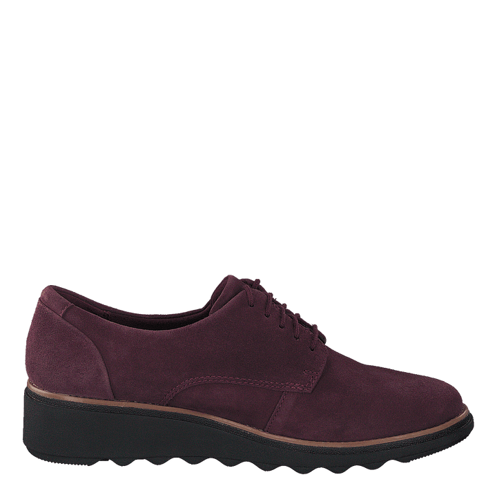 Sharon Noel Burgundy Nubuck