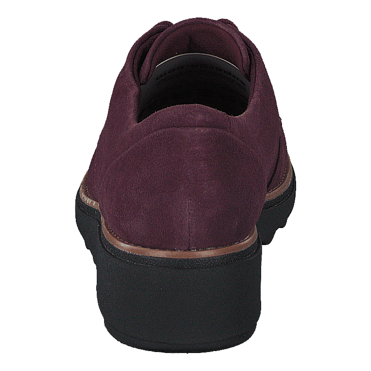 Sharon Noel Burgundy Nubuck