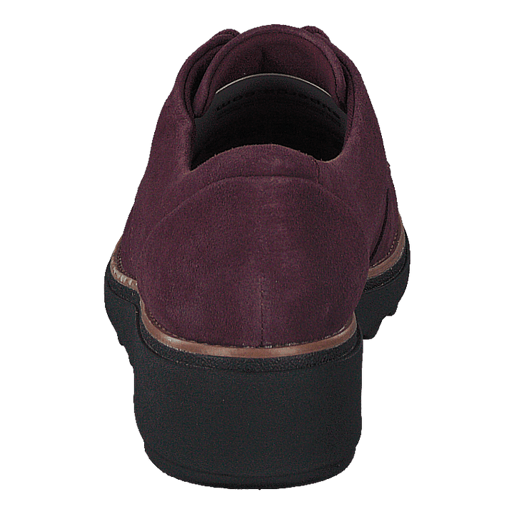 Sharon Noel Burgundy Nubuck
