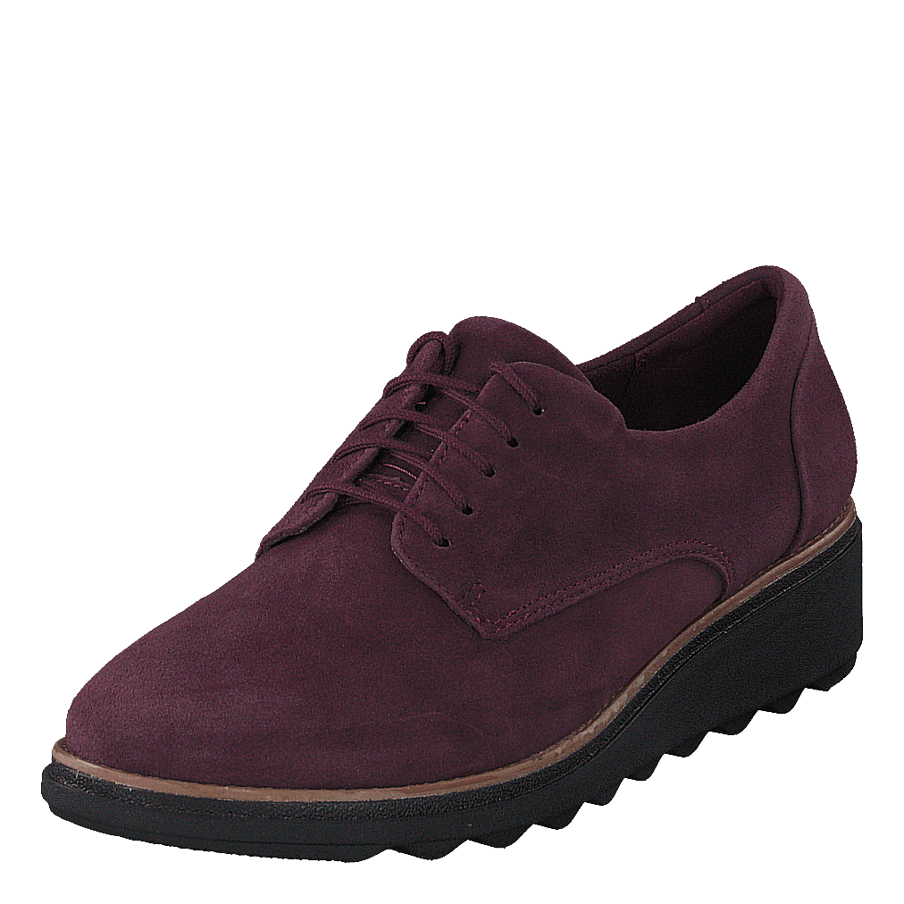 Sharon Noel Burgundy Nubuck