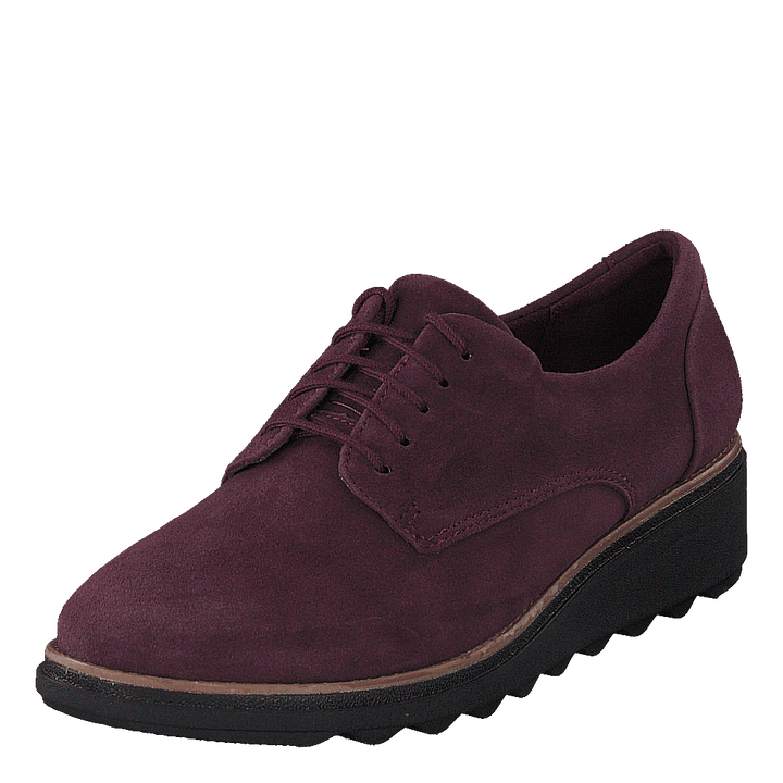 Sharon Noel Burgundy Nubuck