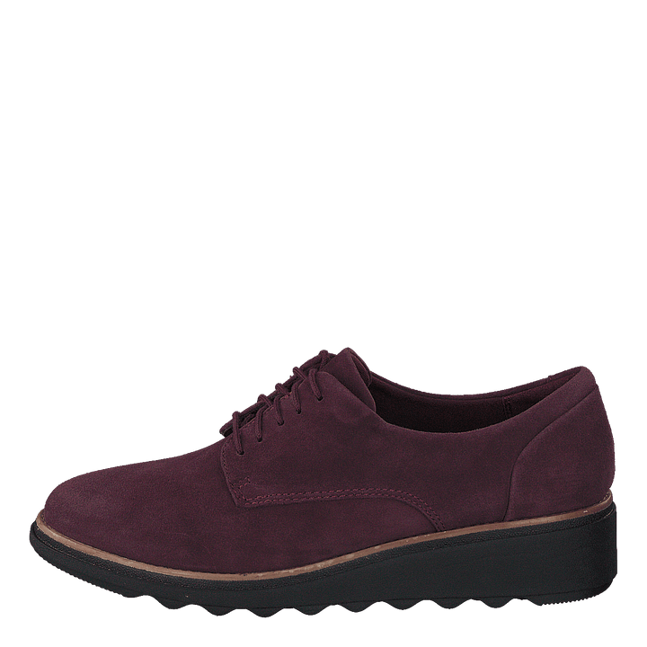 Sharon Noel Burgundy Nubuck