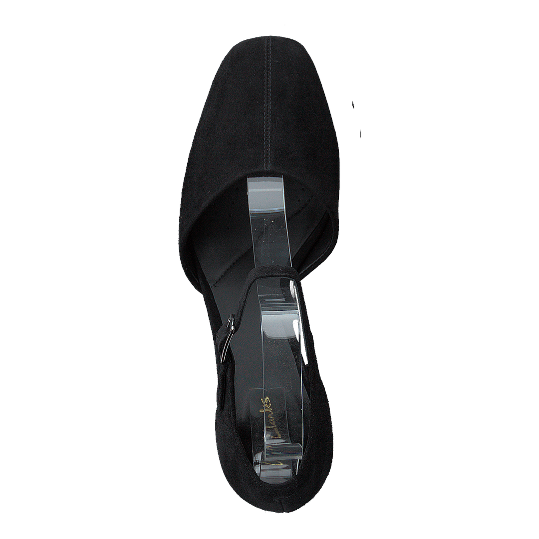 Sheer100 Strap Black Suede