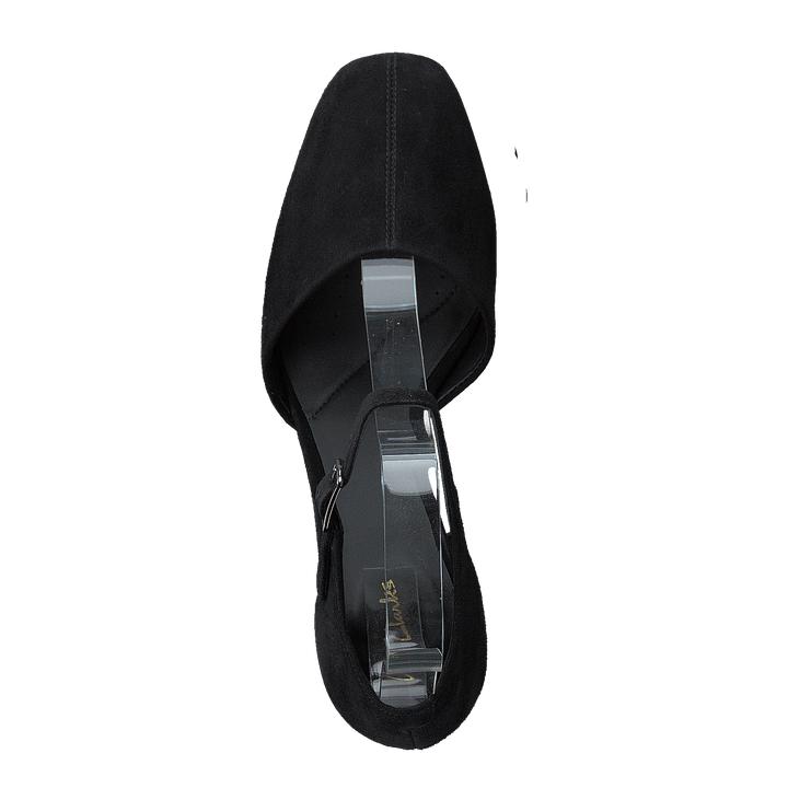 Sheer100 Strap Black Suede