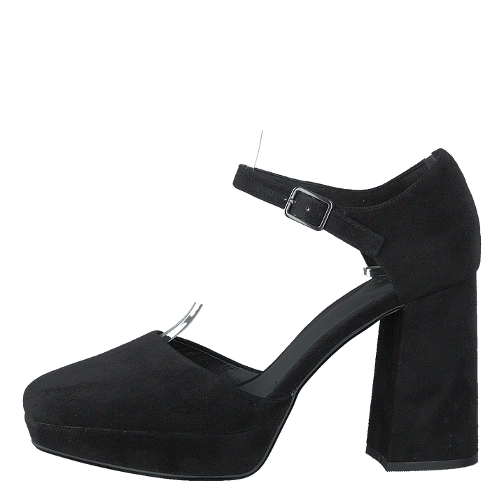 Sheer100 Strap Black Suede