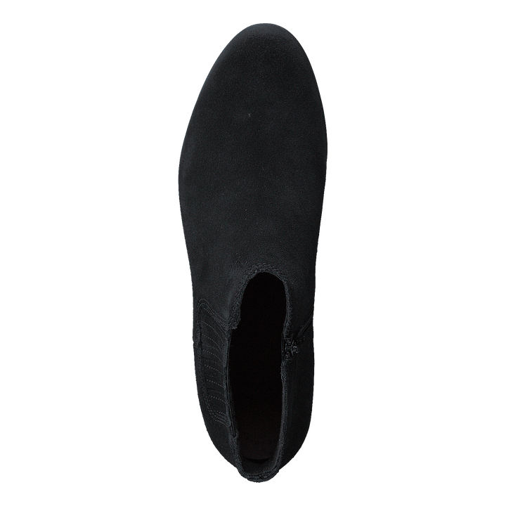 Adreena Flora Black Suede