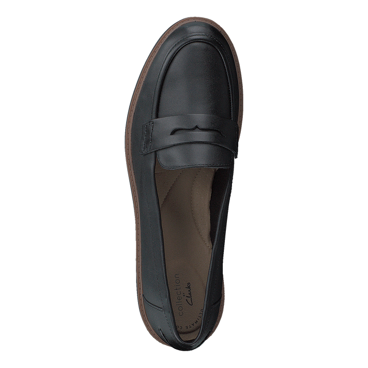 Raisie Eletta Black Leather