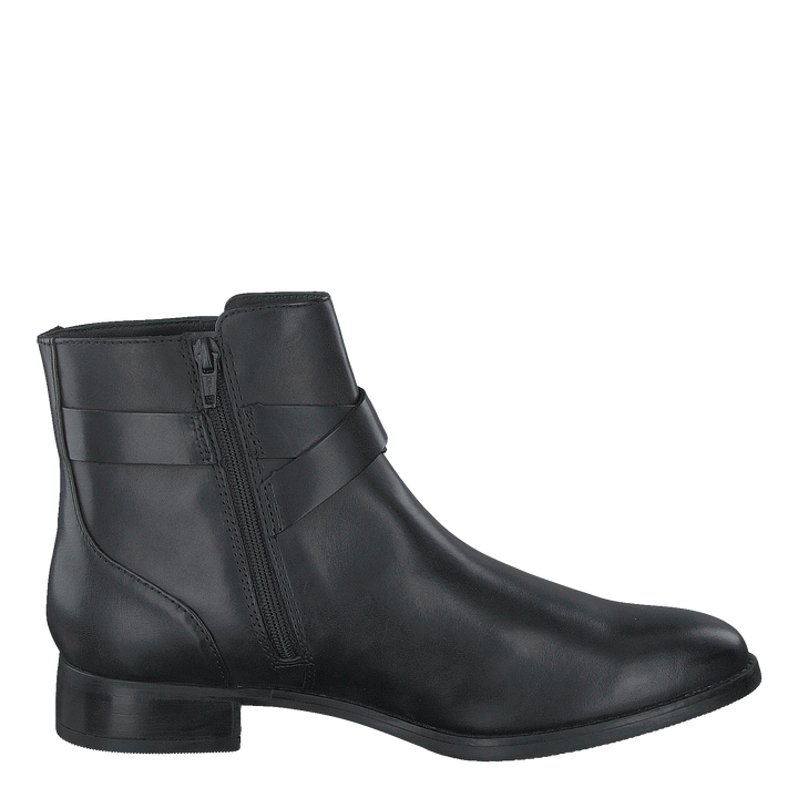 Hamble Buckle Black Leather