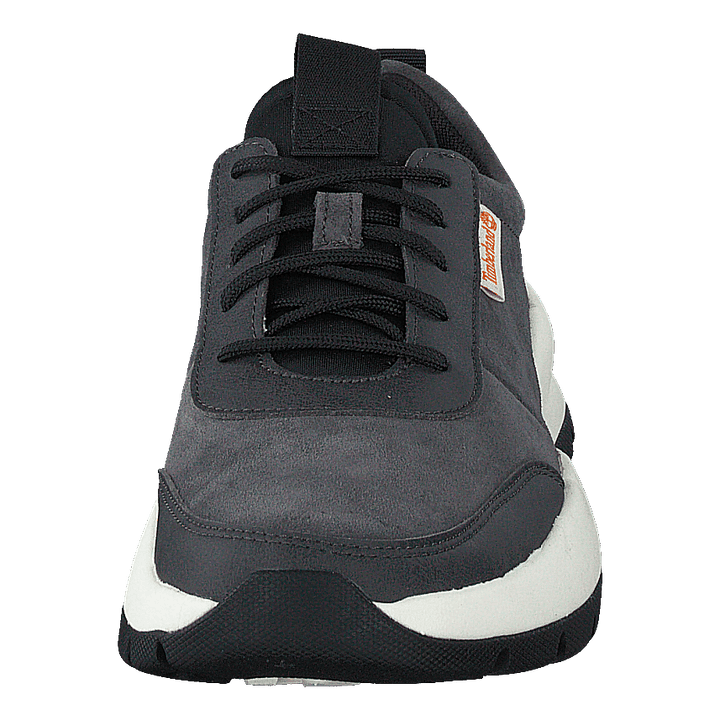 Boroughs Project Lthr Ox Dark Grey Suede