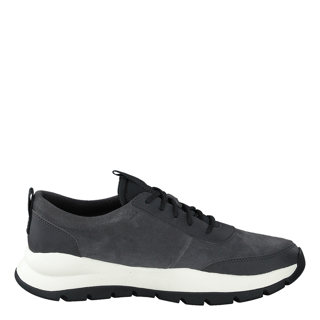Boroughs Project Lthr Ox Dark Grey Suede