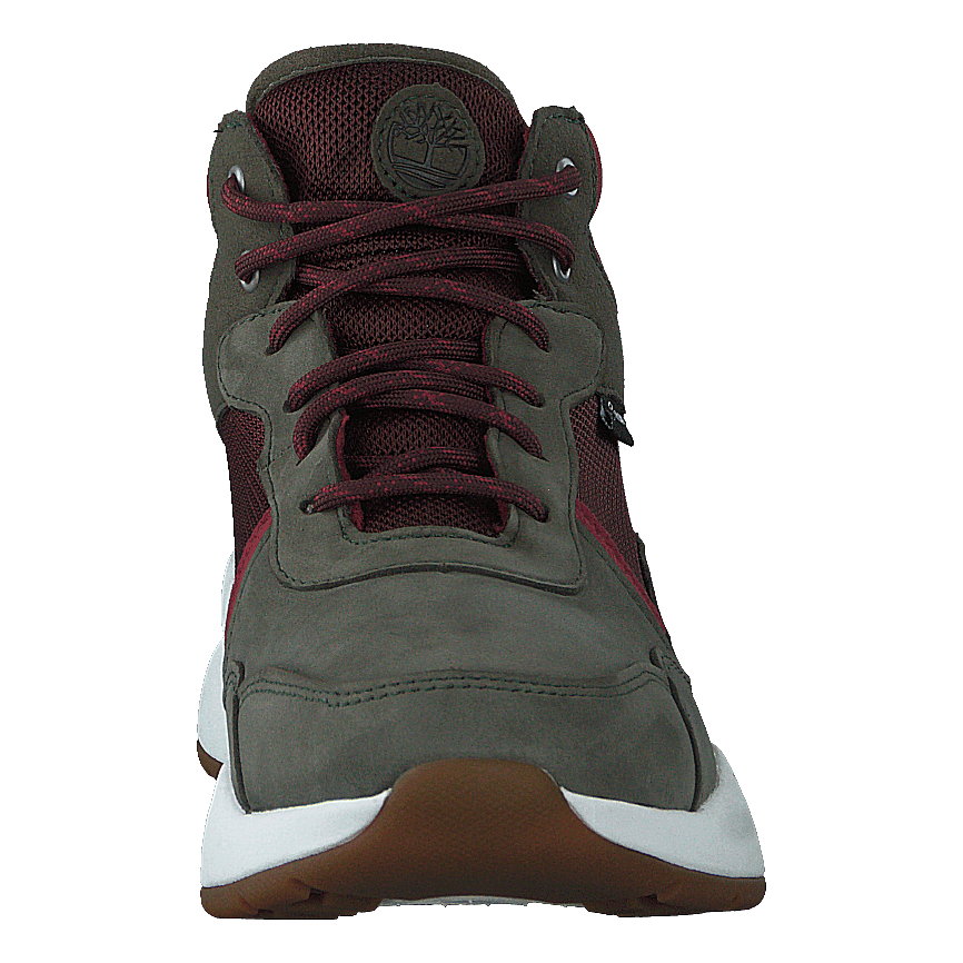 Boroughs F/l Mid Wp Dark Green Nubuck