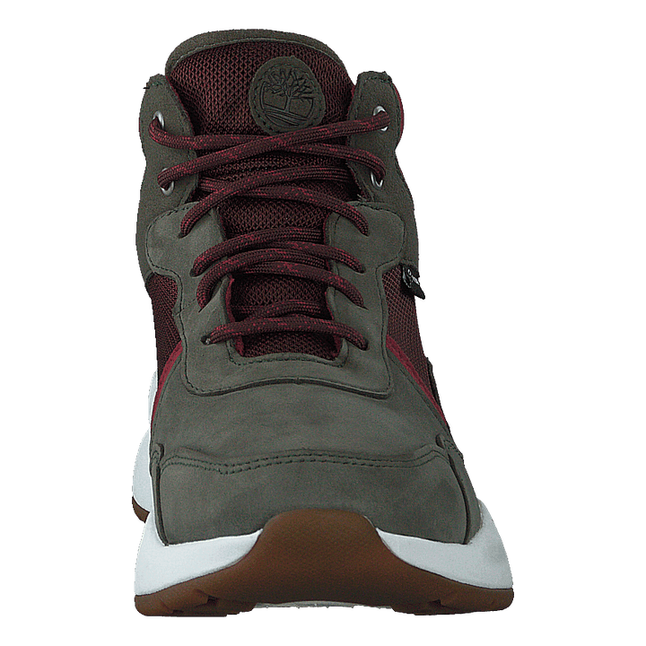 Boroughs F/l Mid Wp Dark Green Nubuck