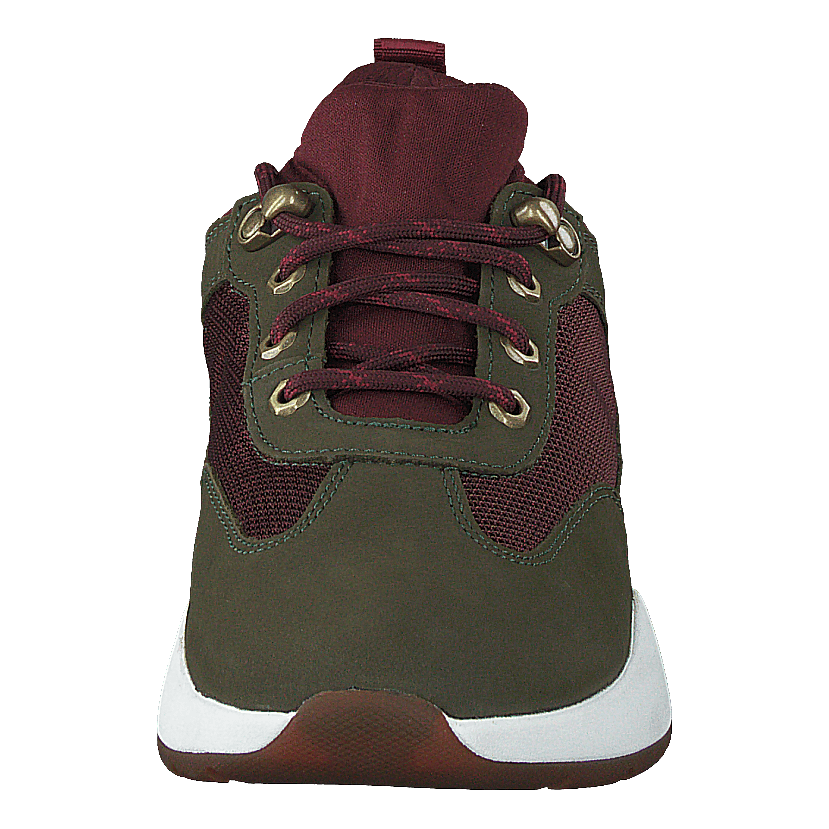 Boroughs Low Sneaker Hkr Dark Green Nubuck
