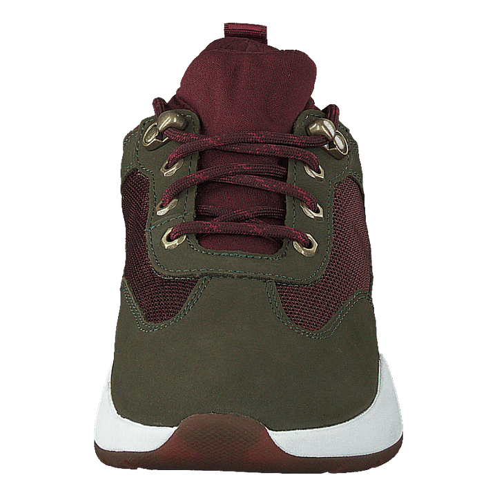 Boroughs Low Sneaker Hkr Dark Green Nubuck