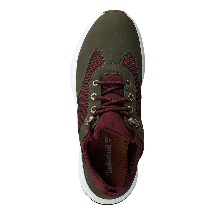 Boroughs Low Sneaker Hkr Dark Green Nubuck