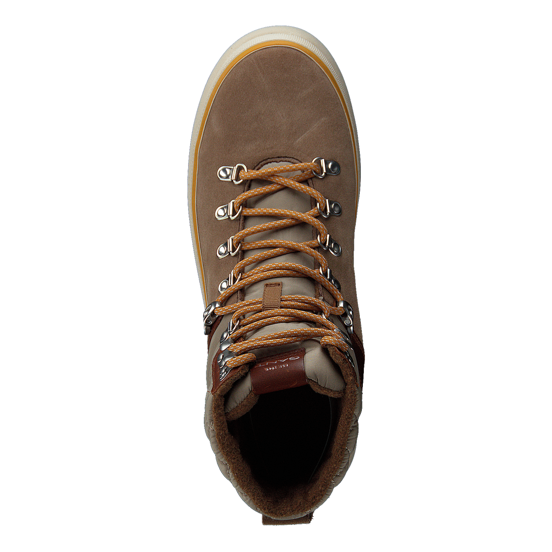 Kaari Mid Lace Boot Warm Khaki