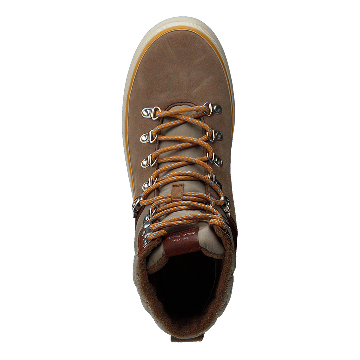 Kaari Mid Lace Boot Warm Khaki