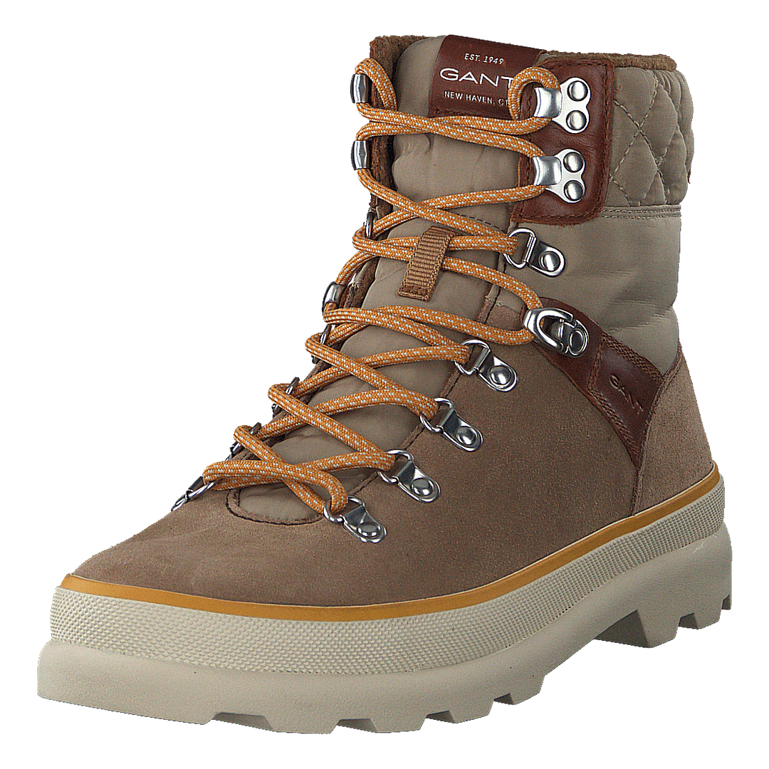 Kaari Mid Lace Boot Warm Khaki