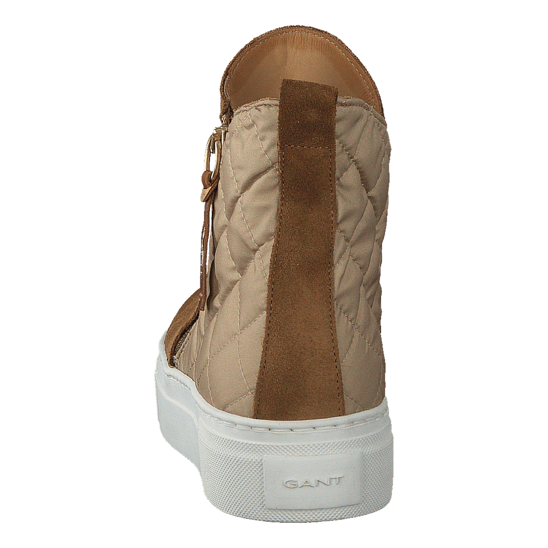 Vanna Mid Zip Boot Warm Khaki