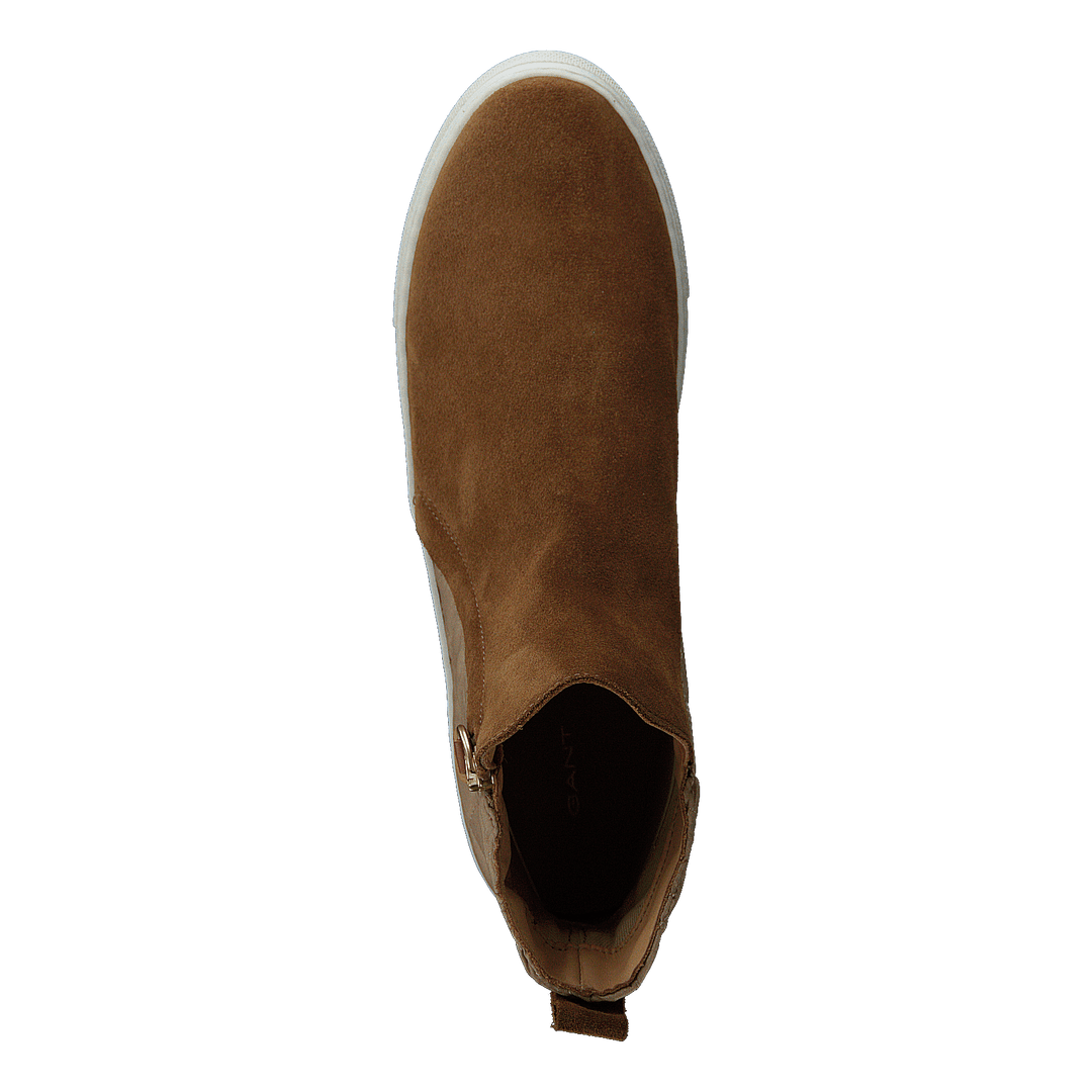 Vanna Mid Zip Boot Warm Khaki
