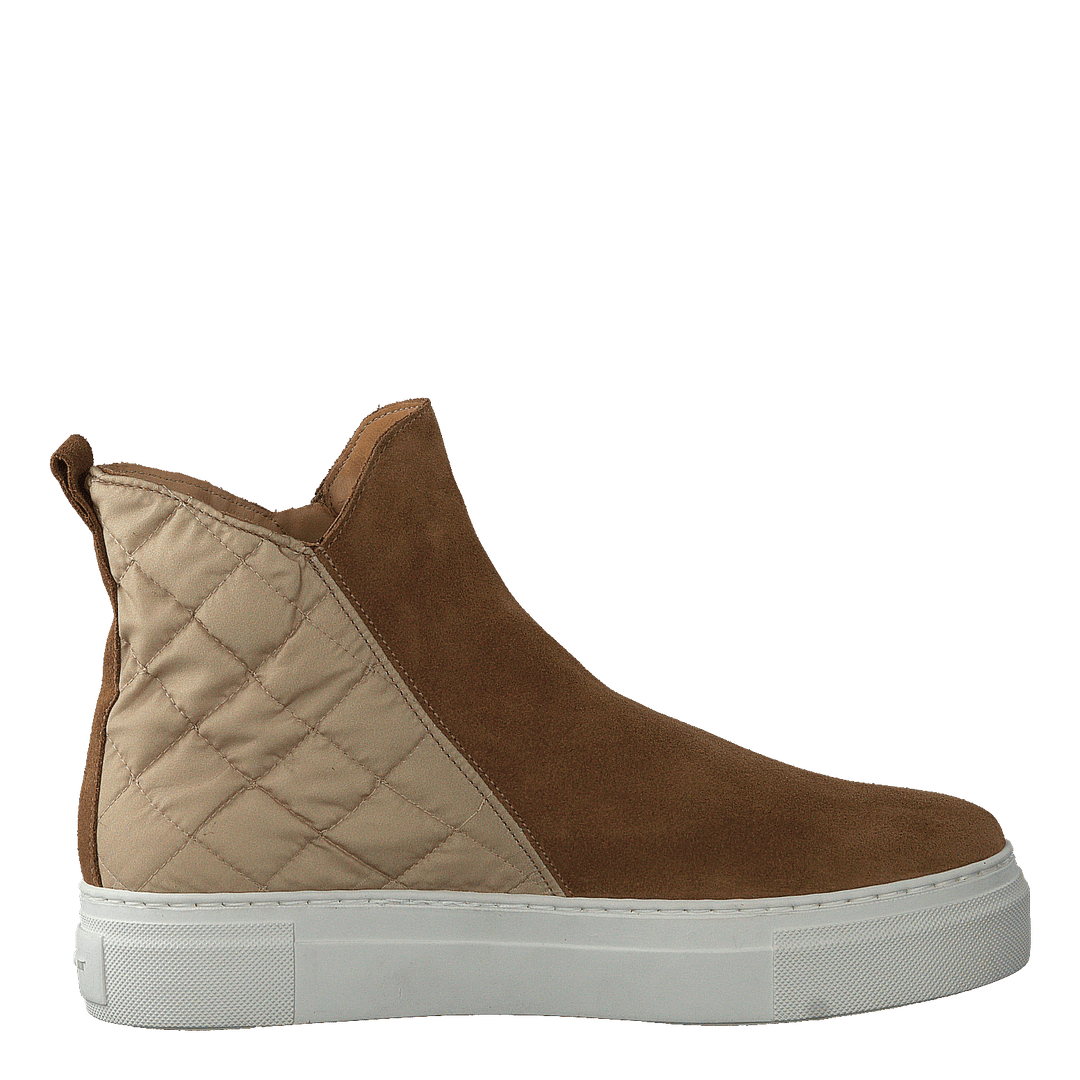 Vanna Mid Zip Boot Warm Khaki
