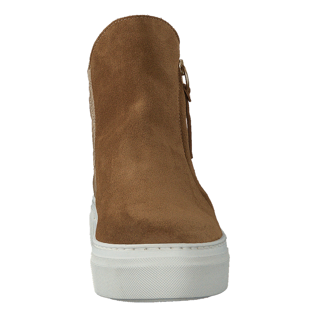 Vanna Mid Zip Boot Warm Khaki