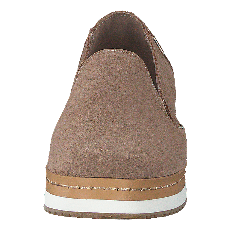 Palma Leather Wrap Taupe Grey Suede