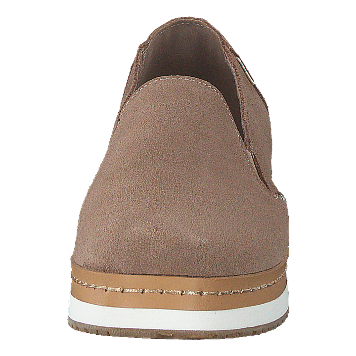 Palma Leather Wrap Taupe Grey Suede