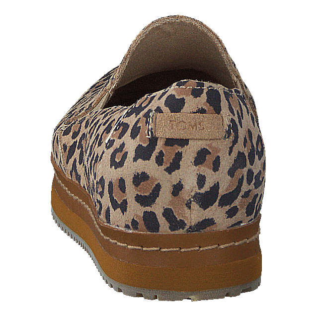 Palma Leather Wrap Desert Tan Leopard Print Suede
