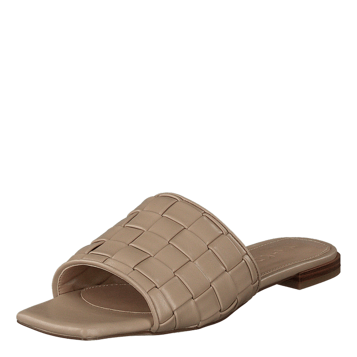 Braided Flats Beige