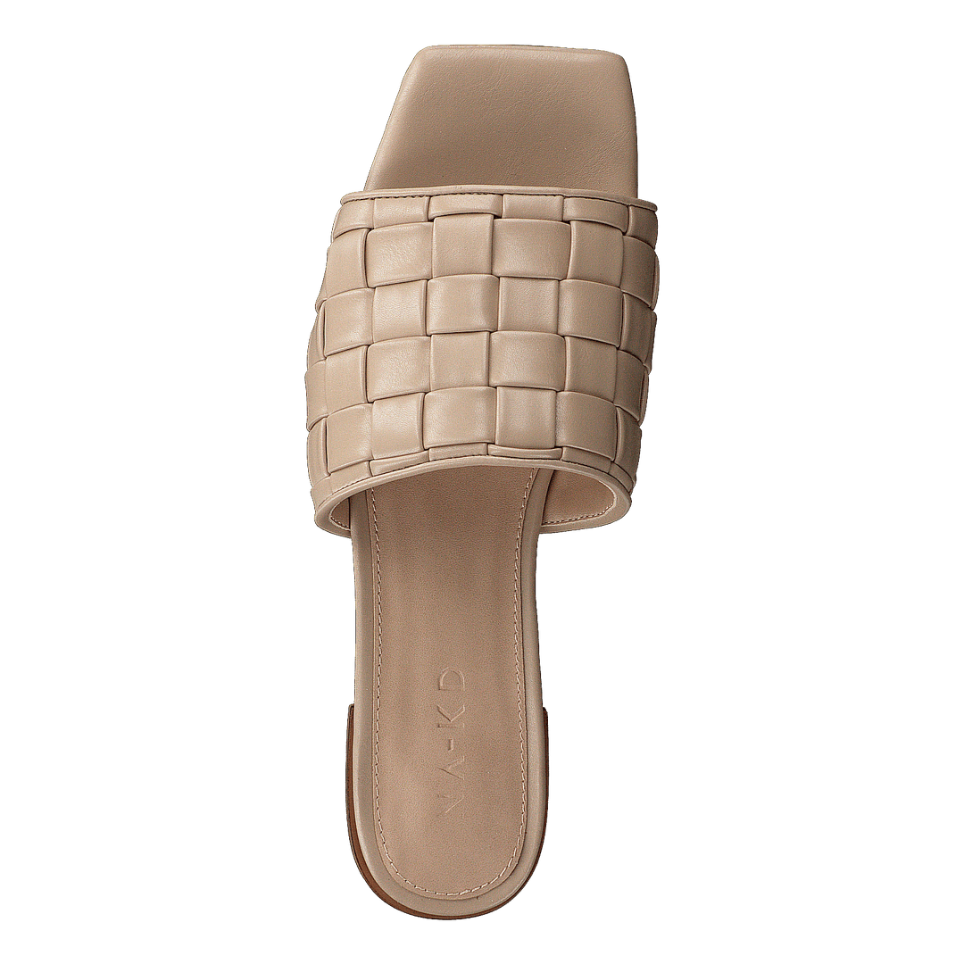Braided Flats Beige