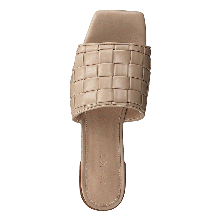 Braided Flats Beige
