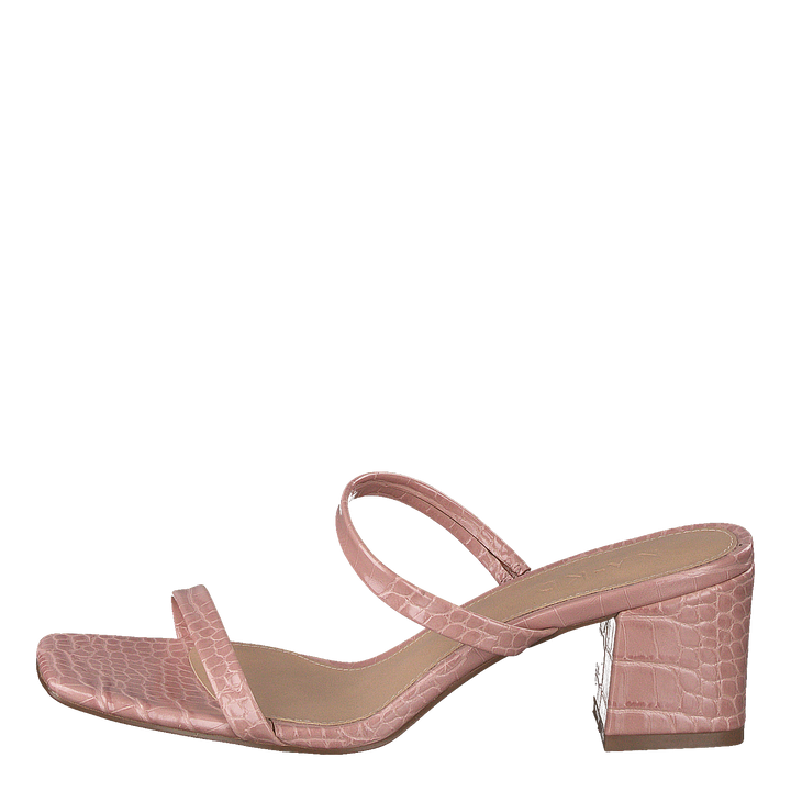 Croc Squared Strap Sandals Dusty Pink